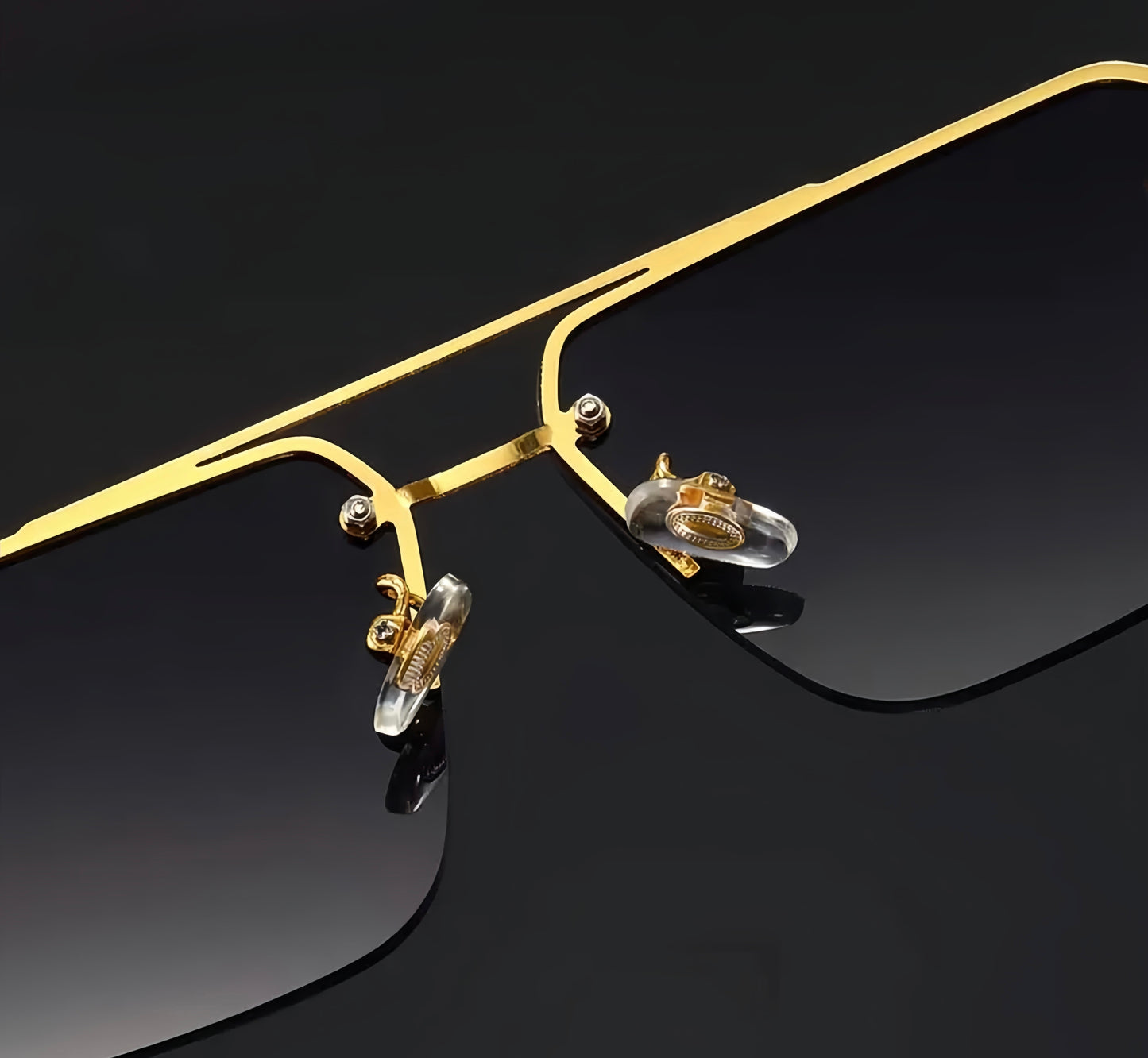 Cartier Wood Grain Pattern & Elegant Black PC Lenses. Sunglasses