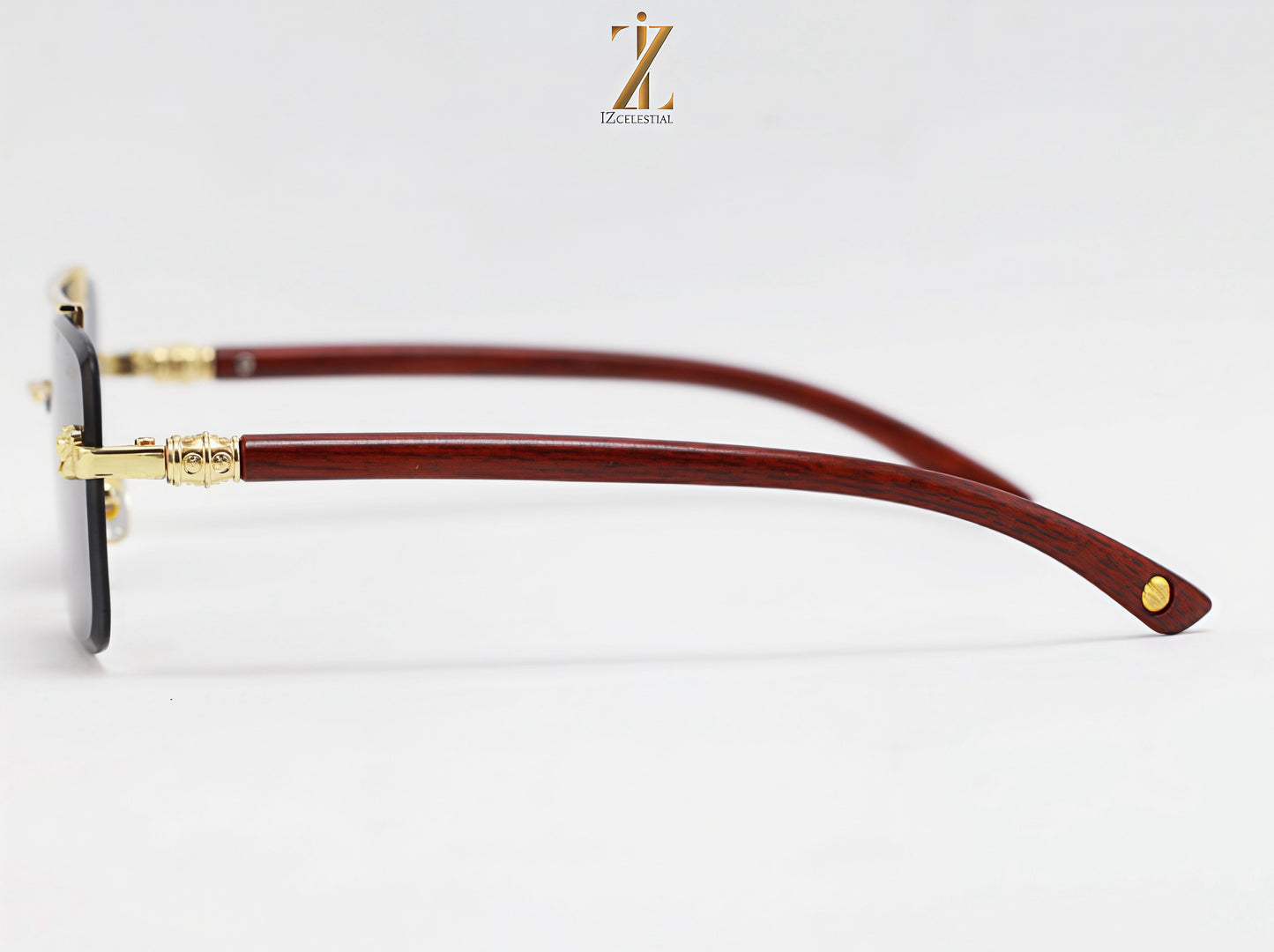 Woodline - Charcoal- Male Rimless Sunglasses' S-612